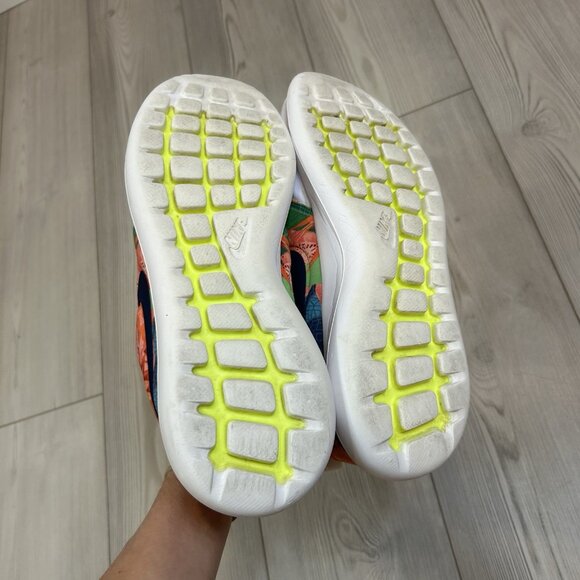 NikeiD Custom Roshe Colorful Floral Print Sneakers Men's 13 897154 Lace Up - Picture 8 of 8